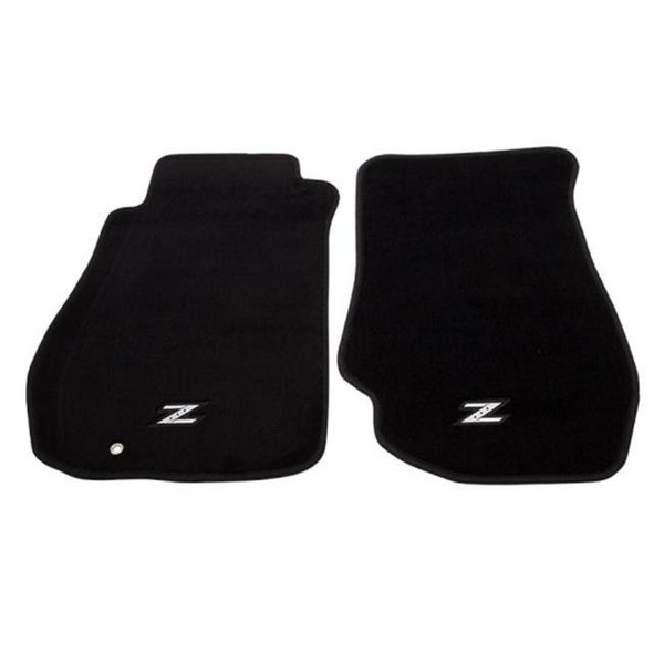 Nrg Innovations NRG Innovations FMR 350 2 Piece Floor Mats for 03-07 Nissan 350Z with Z Logo FMR350